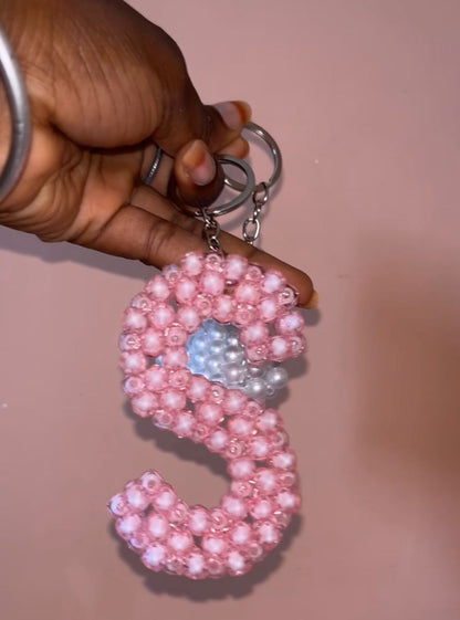 Porte-Clé Personnalisé en Perles Artisanal - Fait Main au Sénégal
