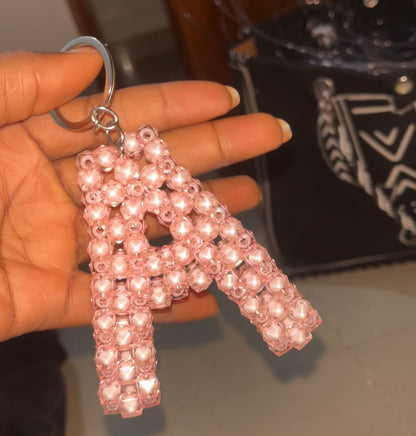 Porte-Clé Personnalisé en Perles Artisanal - Fait Main au Sénégal