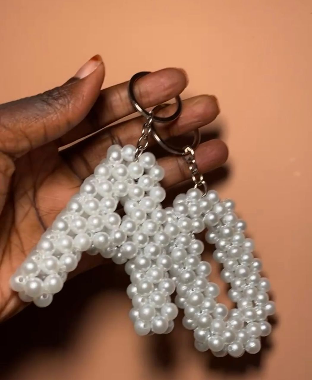 Porte-Clé Personnalisé en Perles Artisanal - Fait Main au Sénégal