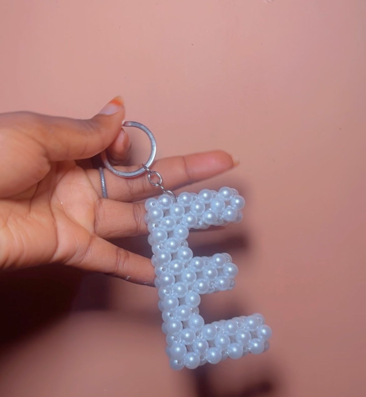 Porte-Clé Personnalisé en Perles Artisanal - Fait Main au Sénégal