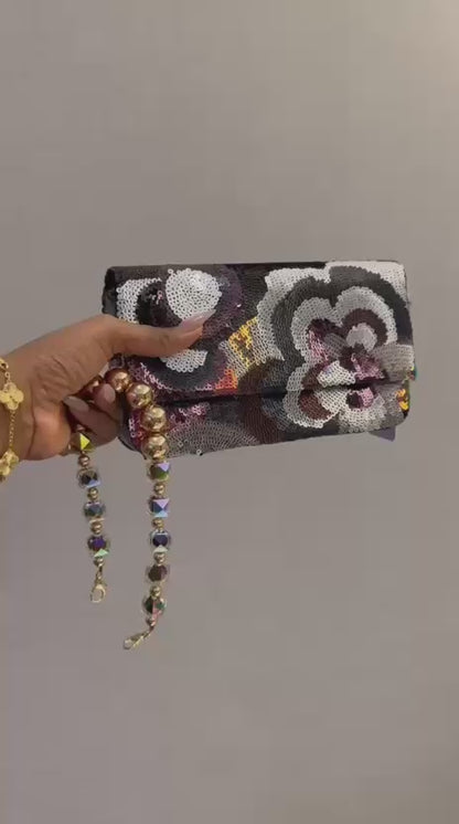 Sac à Main Femme Paillettes Multicolore Brillant - Élégant et Tendance