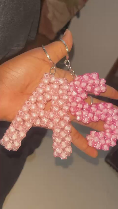 Porte-Clé Personnalisé en Perles Artisanal - Fait Main au Sénégal