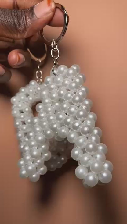 Porte-Clé Personnalisé en Perles Artisanal - Fait Main au Sénégal