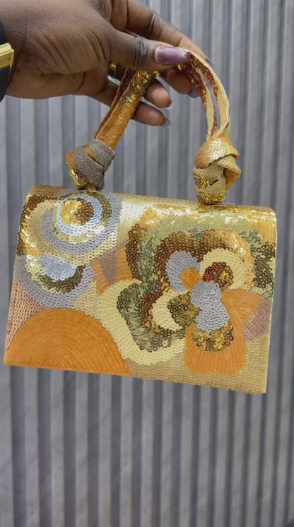 Sac à Main Femme Paillettes Multicolore Brillant - Élégant et Tendance
