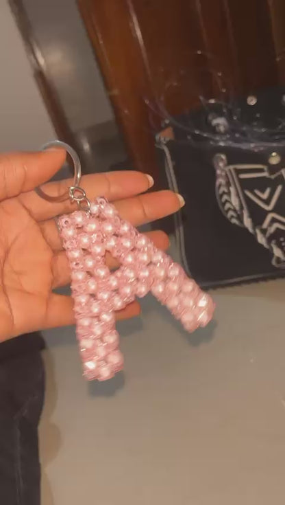 Porte-Clé Personnalisé en Perles Artisanal - Fait Main au Sénégal
